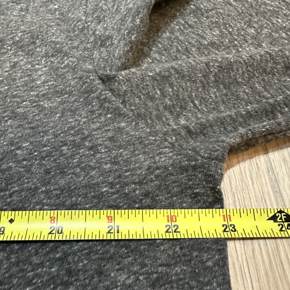 Tecovas Henley Shirt Mens Large Charcoal Gray Heather Long Sleeve Western Cowboy - Picture 4 of 7